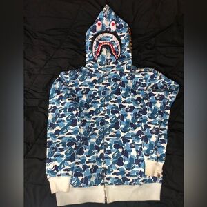 Blue Camo Bape Hoodie